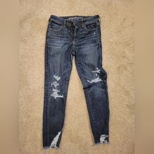 Dark Blue american eagle jeans